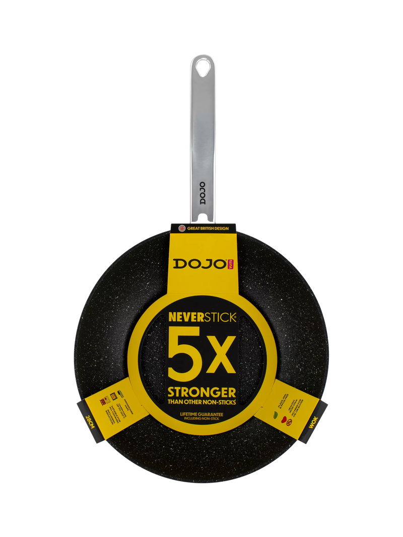 Dojo Yumi Neverstick Non-Stick Wok 28cm - British product