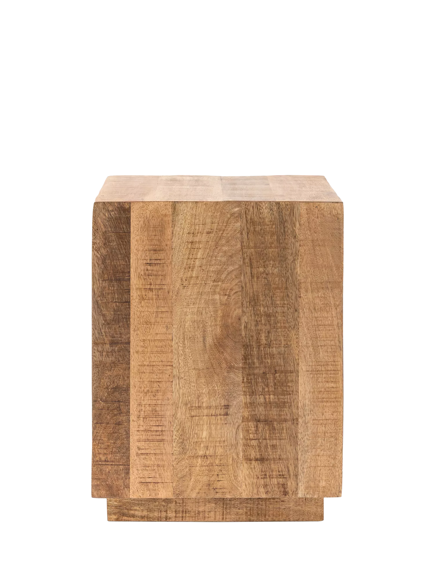 Gallery Direct side table in natural mango wood finish (British brand)
