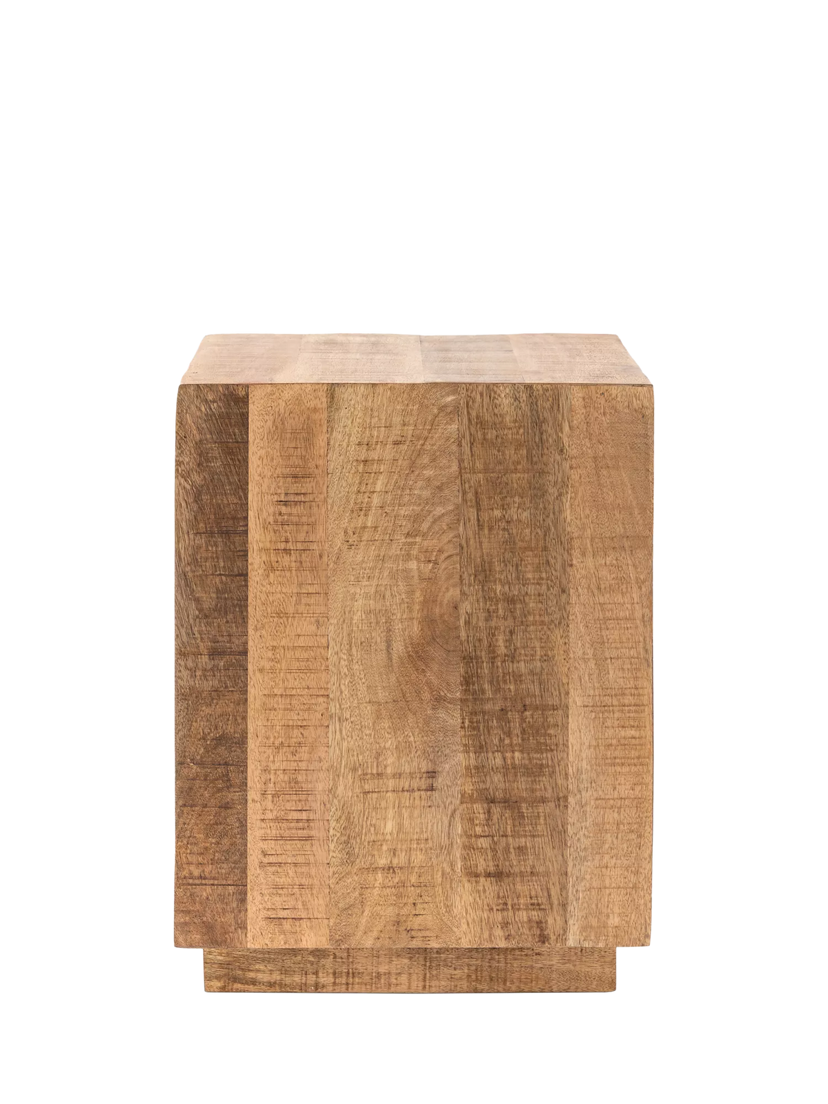 Gallery Direct side table in natural mango wood finish (British brand)