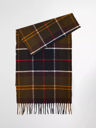 John Lewis Barbour Deanna Tartan Scarf, Green/Multi- Buy online at McGrocer