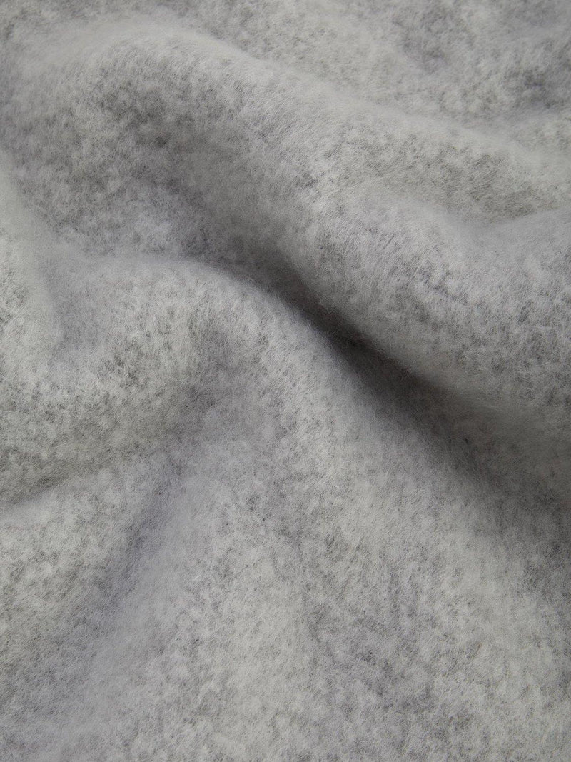Barbour Ellison scarf light grey 180cm, imported from the UK