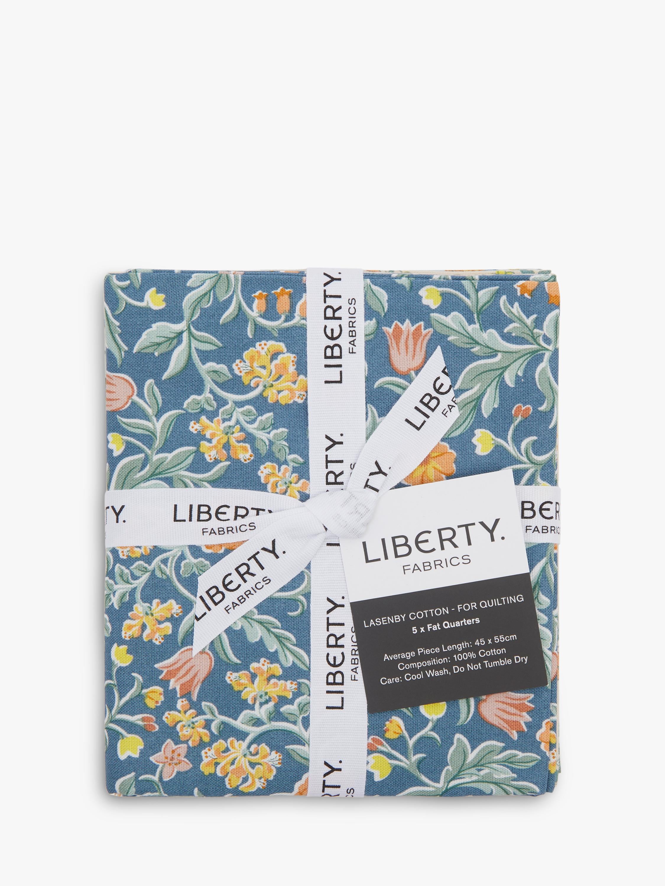 Liberty Fabrics Craft Garden May's Flowers fat quarters pack of 5 (British brand)