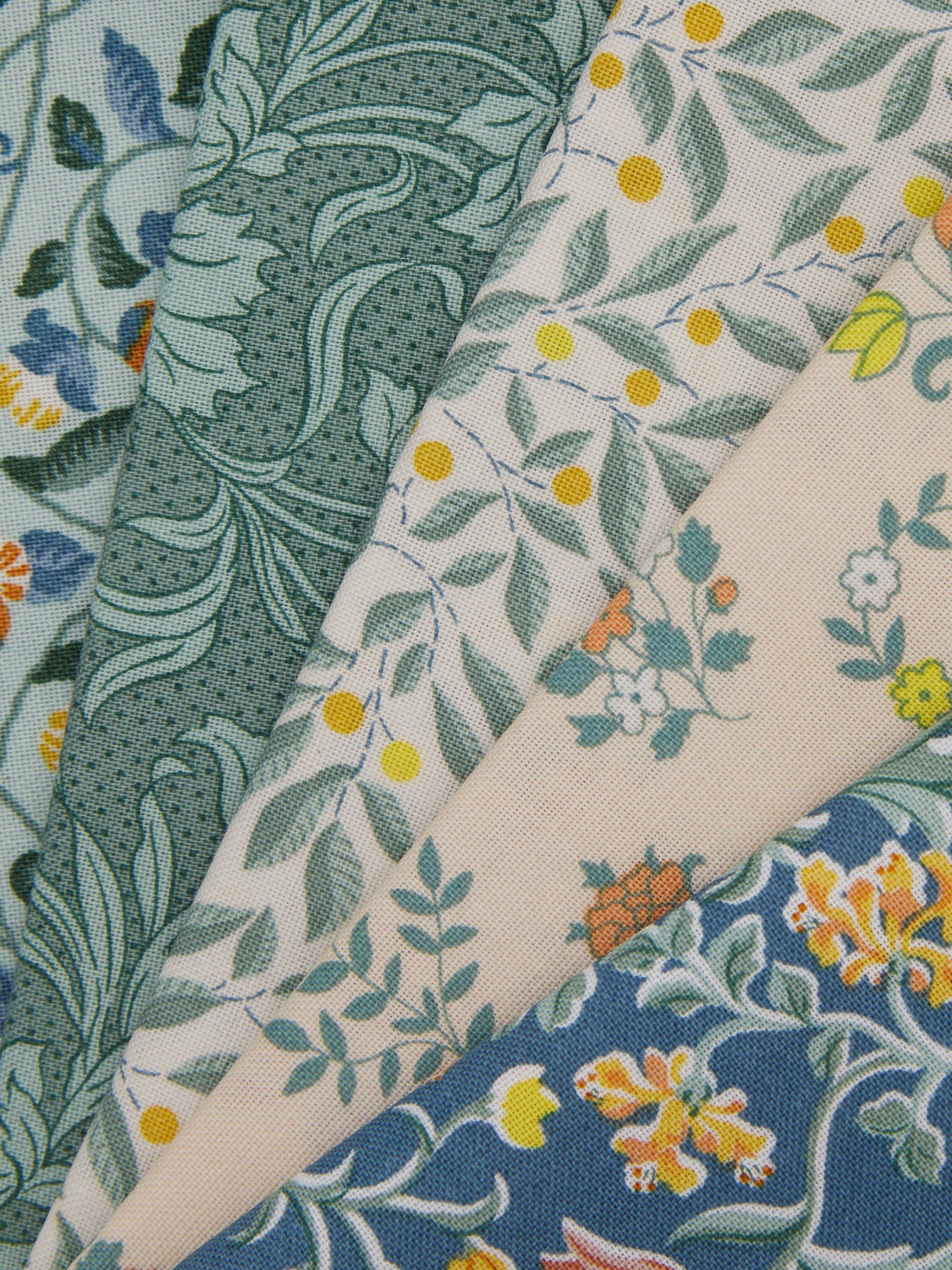 Liberty Fabrics Craft Garden May's Flowers fat quarters pack of 5 (British brand)