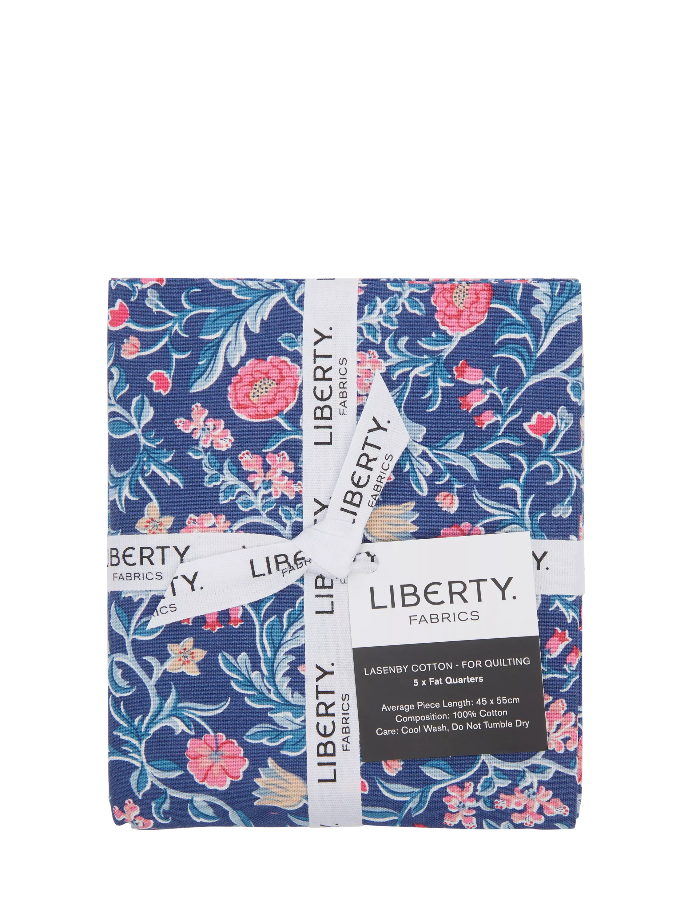 Liberty Fabrics Willow Stitch fat quarters pack of 5, imported from the UK