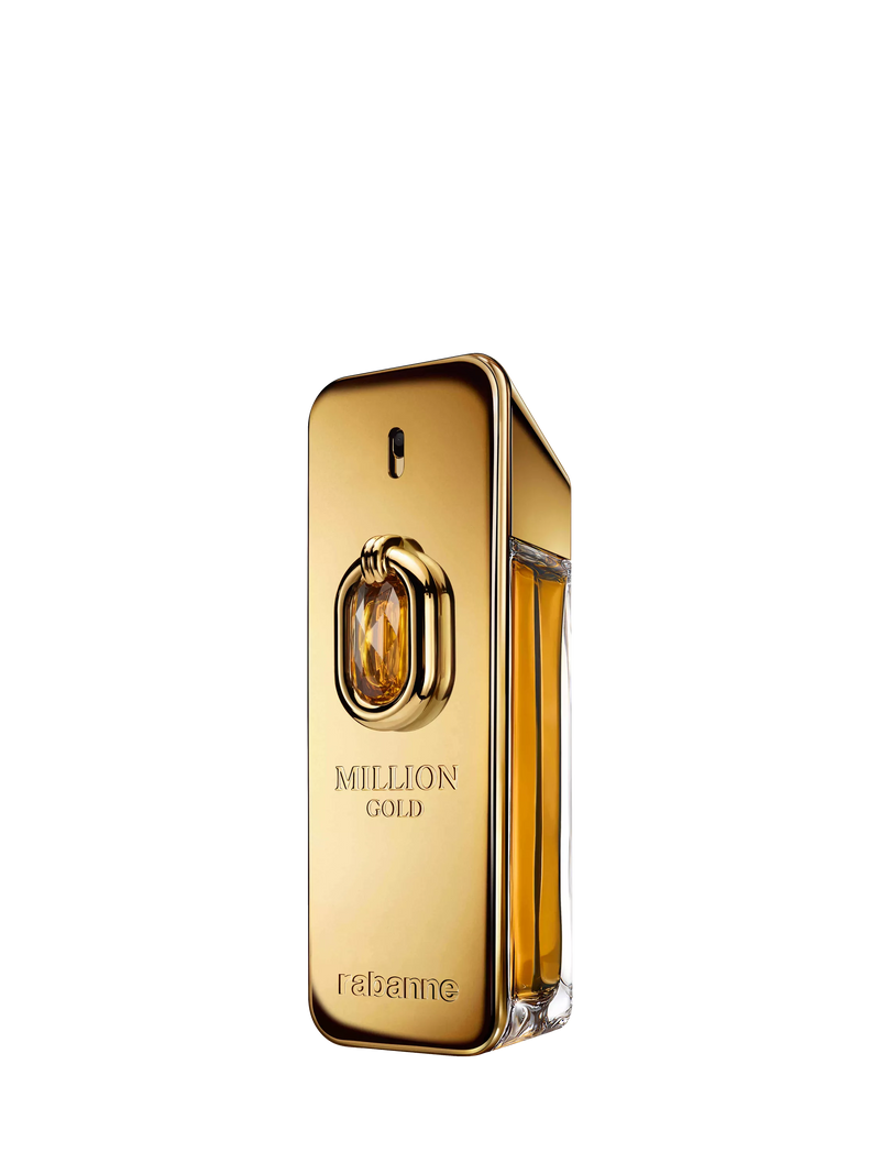 Rabanne Million Gold Elixir Parfum Intense 100ml bottle, imported from the UK