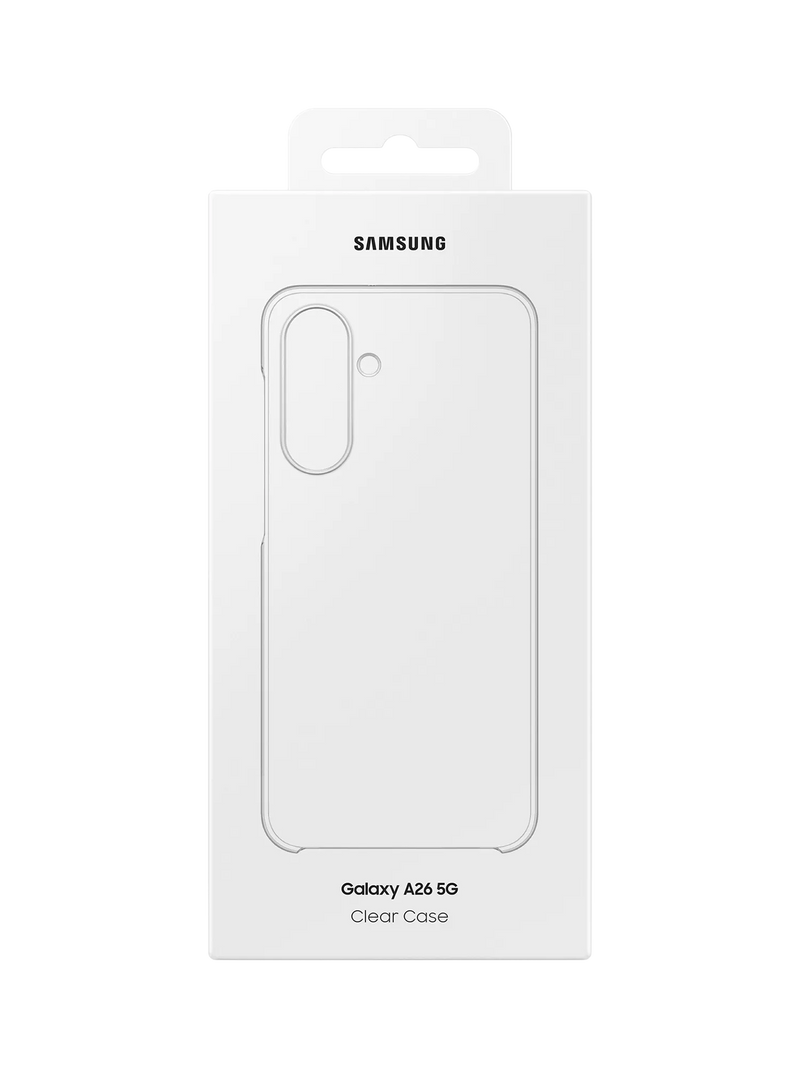 Samsung clear case for Galaxy A26, UK version