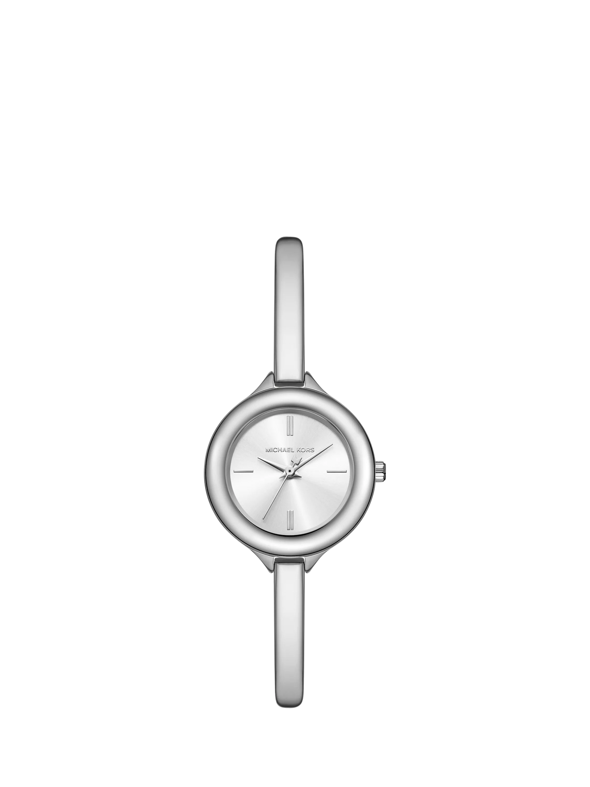 Michael Kors Izzy women's round bracelet watch in silver (British brand)