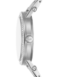 Michael Kors Corey watch 38mm studded bracelet silver - British product