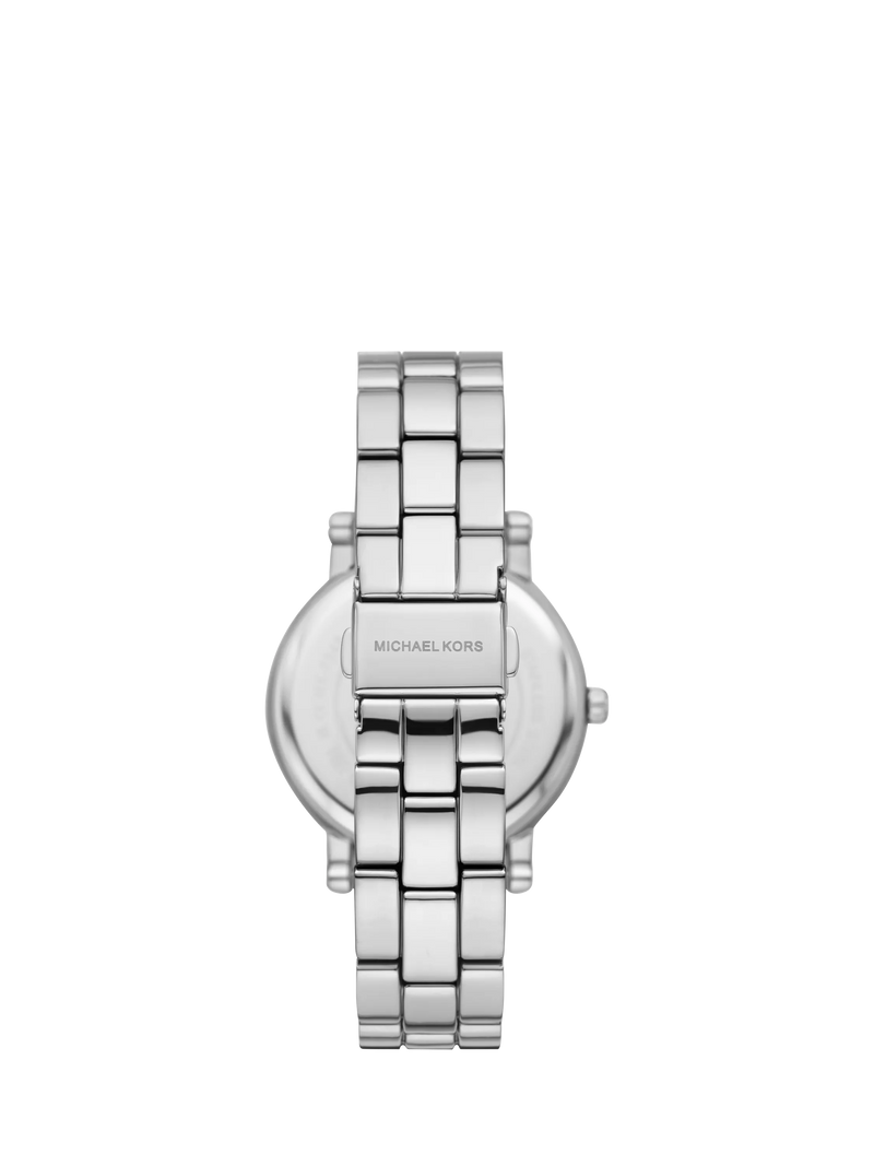 Michael Kors Corey watch 38mm studded bracelet silver - British product