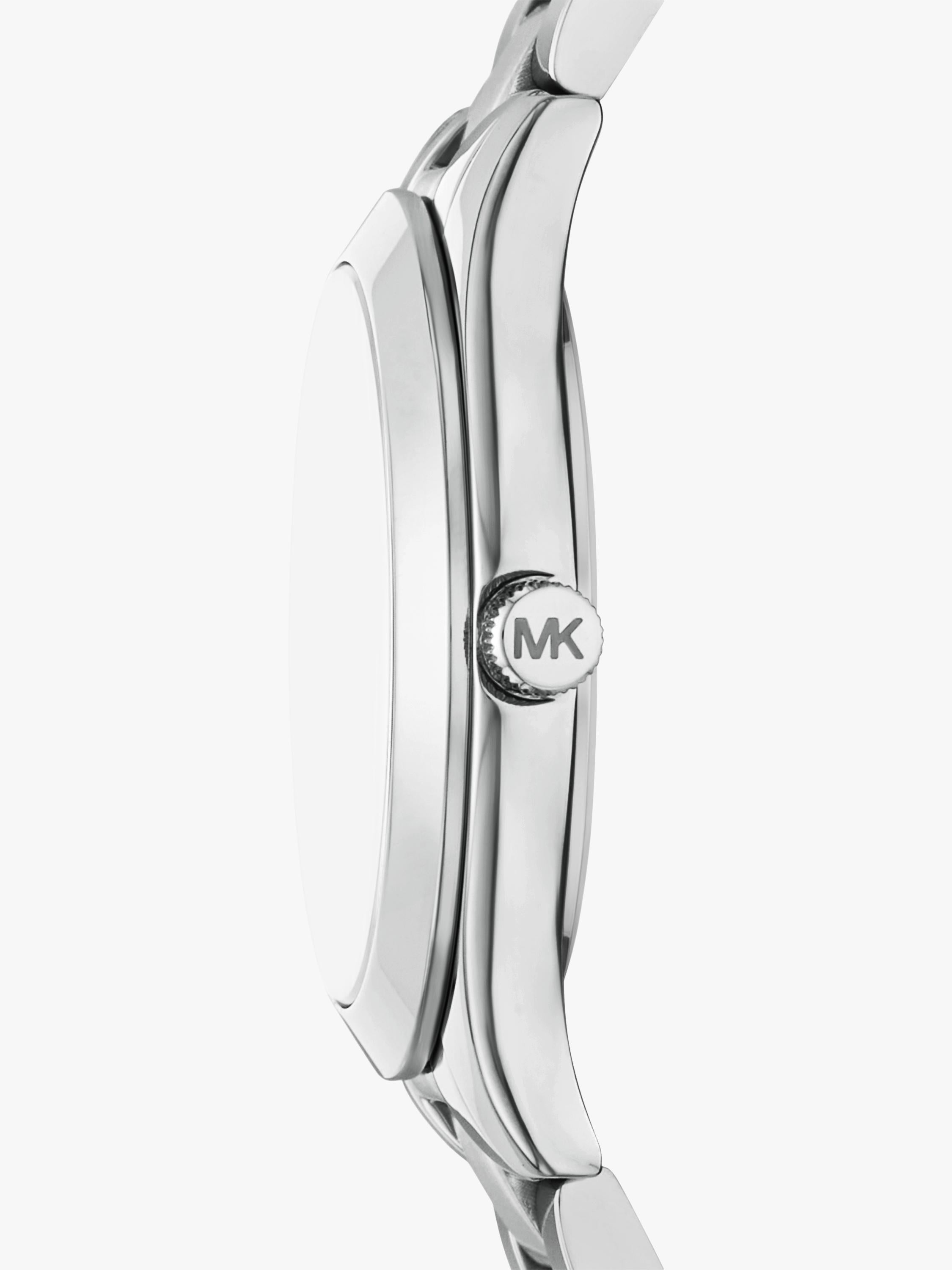 Michael Kors silver watch gift set Slim Runway, imported from the UK