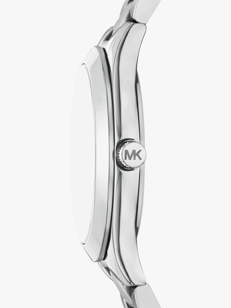 Michael Kors silver watch gift set Slim Runway, imported from the UK