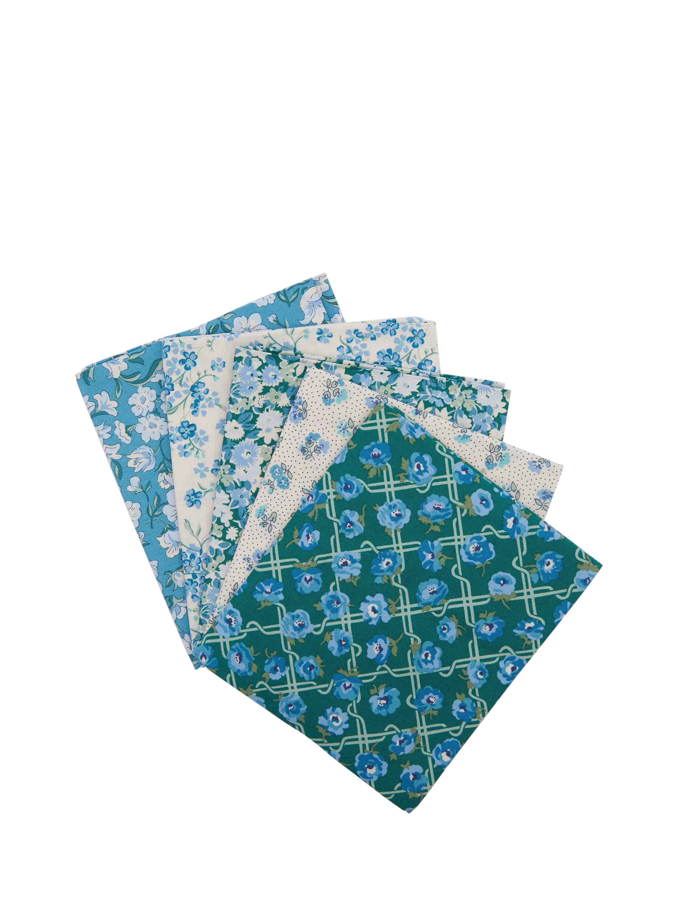 Liberty Fabrics Floral Nostalgia fat quarters pack of 5, UK version
