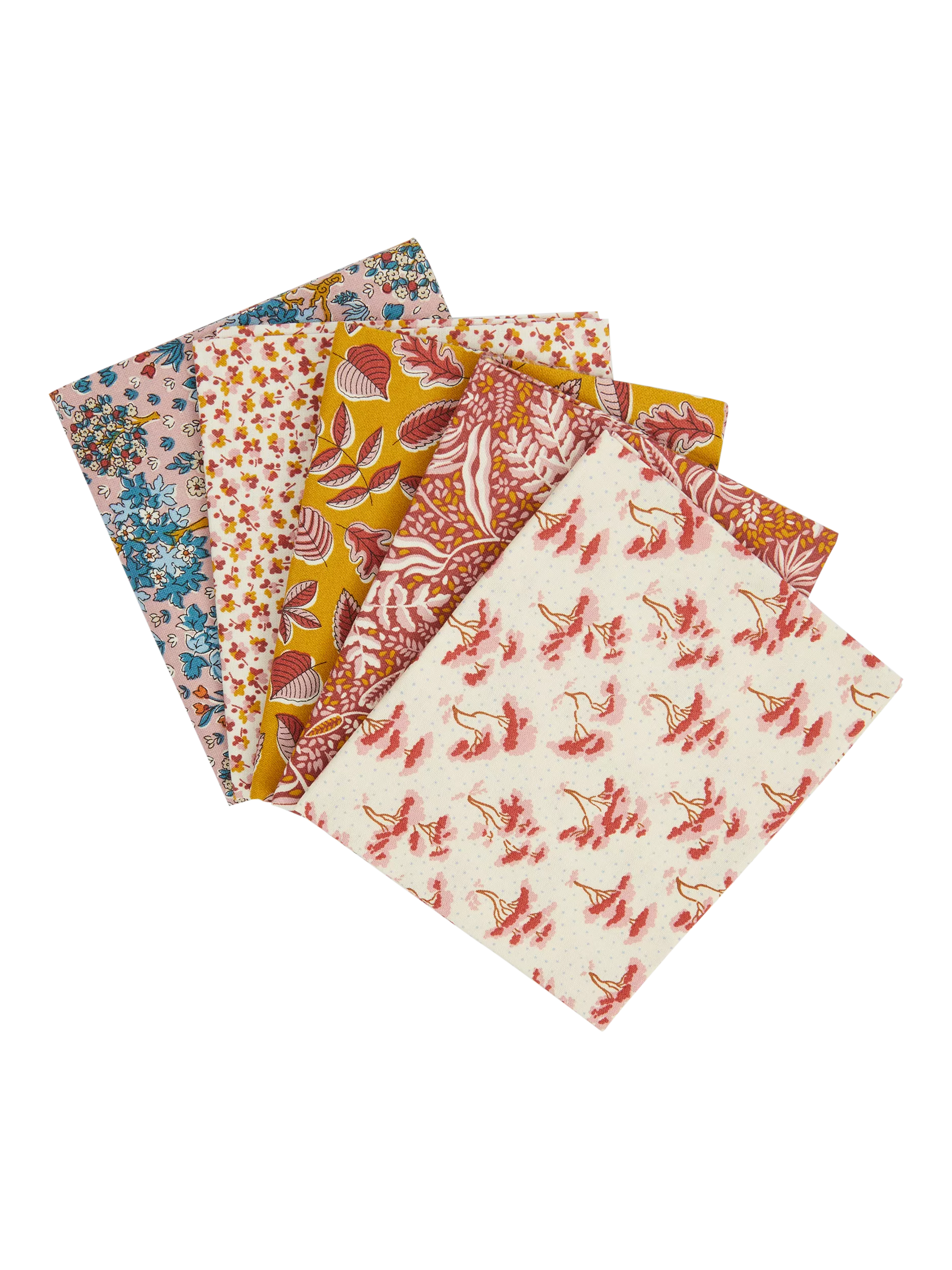 Liberty Fabrics Autumn Woodland fat quarters pack of 5 - British product