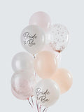 Hootyballoo Bride To Be Balloons Pack Of 12