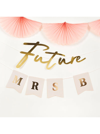 John Lewis Personalizable 'Future Mrs' Card Banner for Hen Parties- Buy online at McGrocer