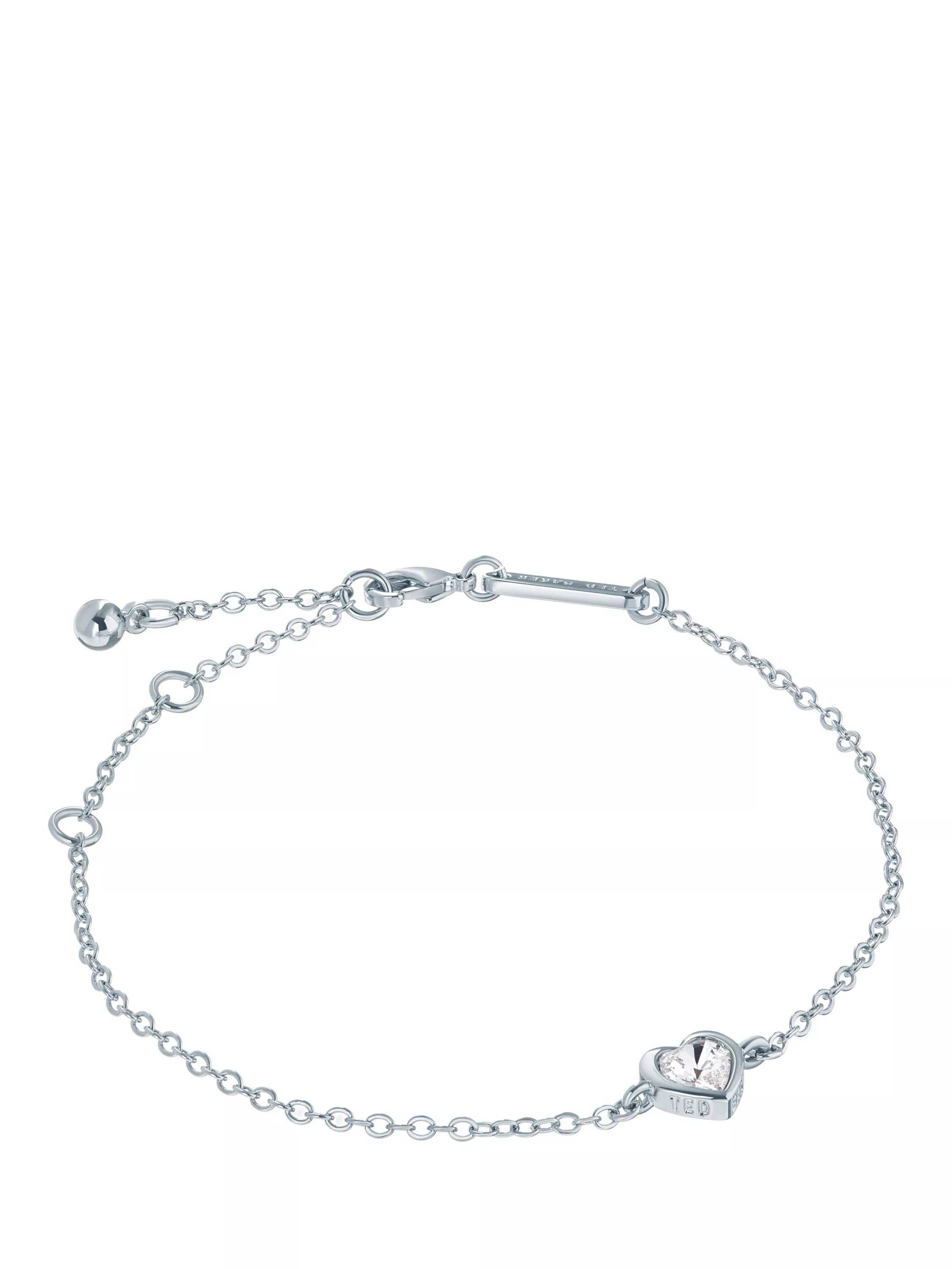 Ted Baker Hansaa Crystal Heart Adjustable Bracelet
