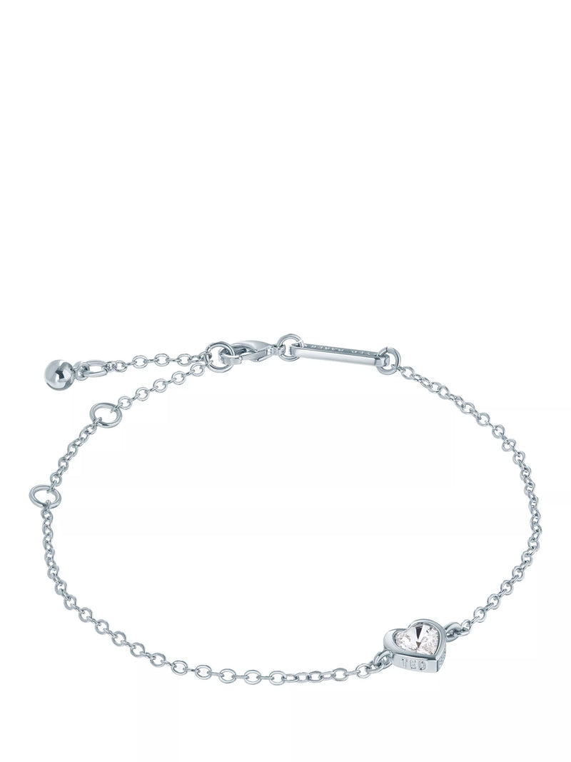 Ted Baker Hansaa Crystal Heart Adjustable Bracelet
