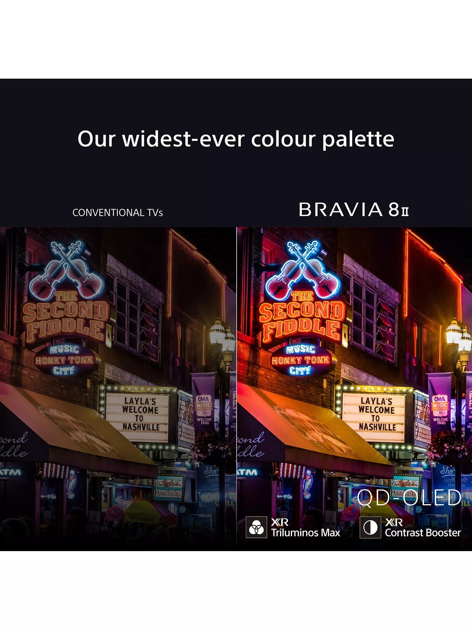 Sony Bravia 8 II 55 inch QD-OLED smart TV (British brand)