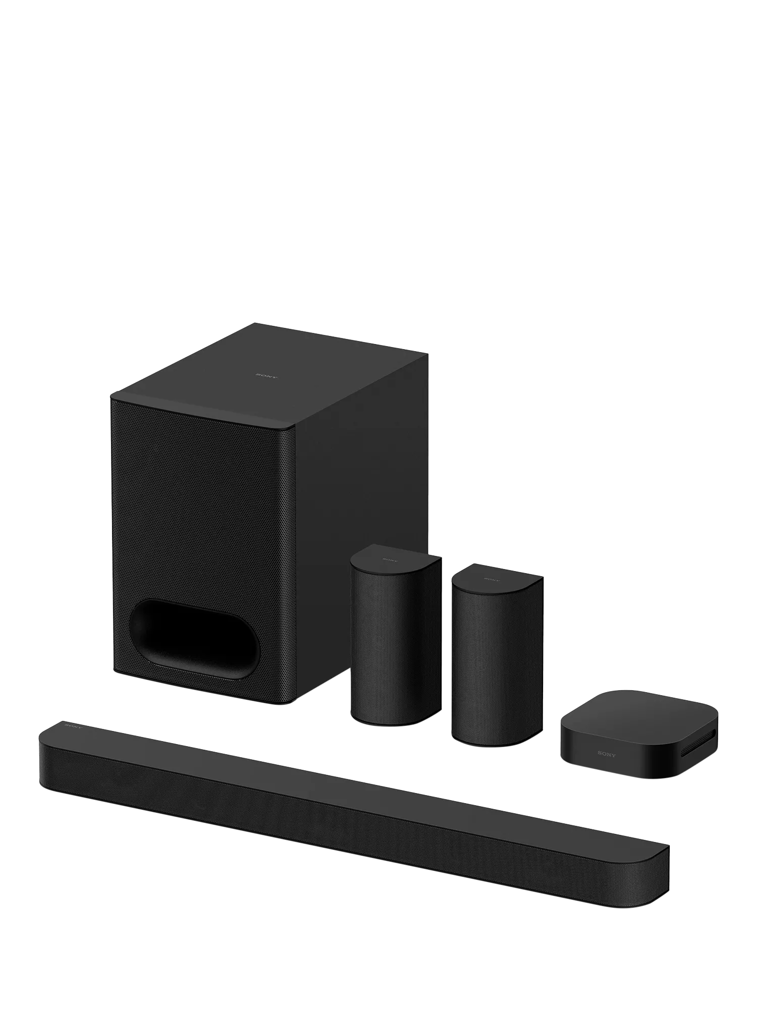 Sony BRAVIA soundbar with wireless subwoofer and rear speakers, UK version