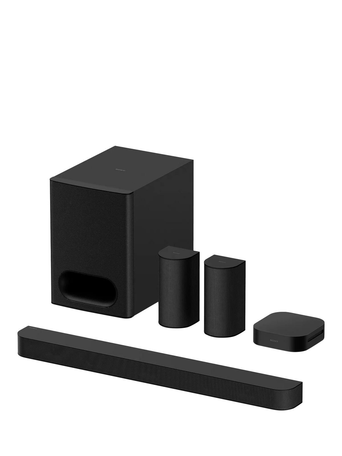 Sony BRAVIA soundbar with wireless subwoofer and rear speakers, UK version