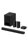Sony BRAVIA soundbar with wireless subwoofer and rear speakers, UK version