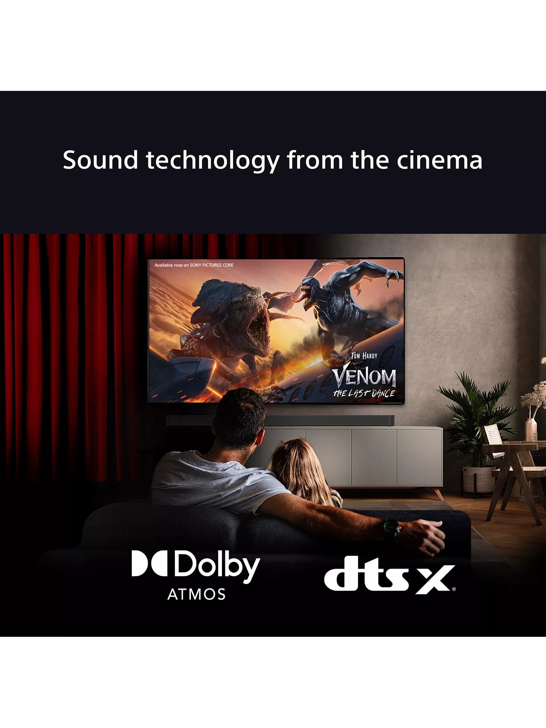 Sony BRAVIA soundbar with wireless subwoofer and rear speakers, UK version