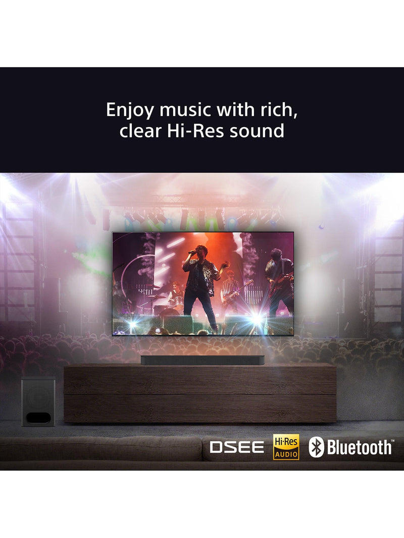 Sony BRAVIA soundbar with wireless subwoofer and rear speakers, UK version