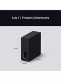 Sony Bravia Theatre Sub 7 wireless subwoofer black - British product