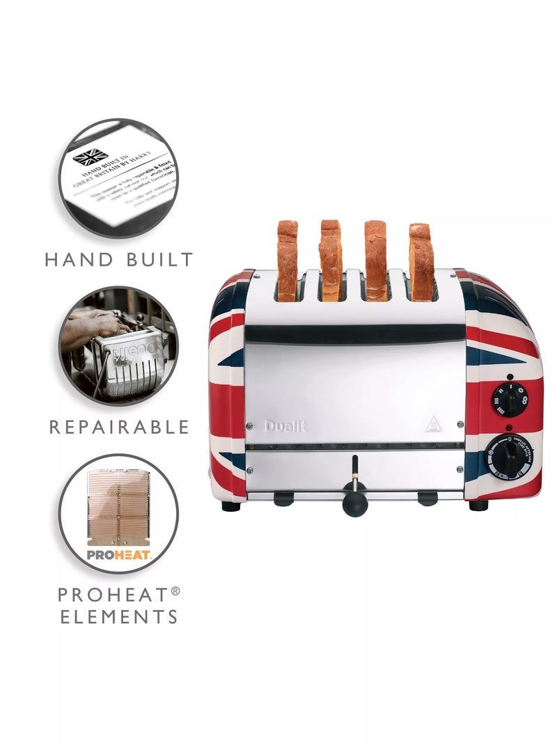 Dualit toaster Union Jack 4 slice (British brand)