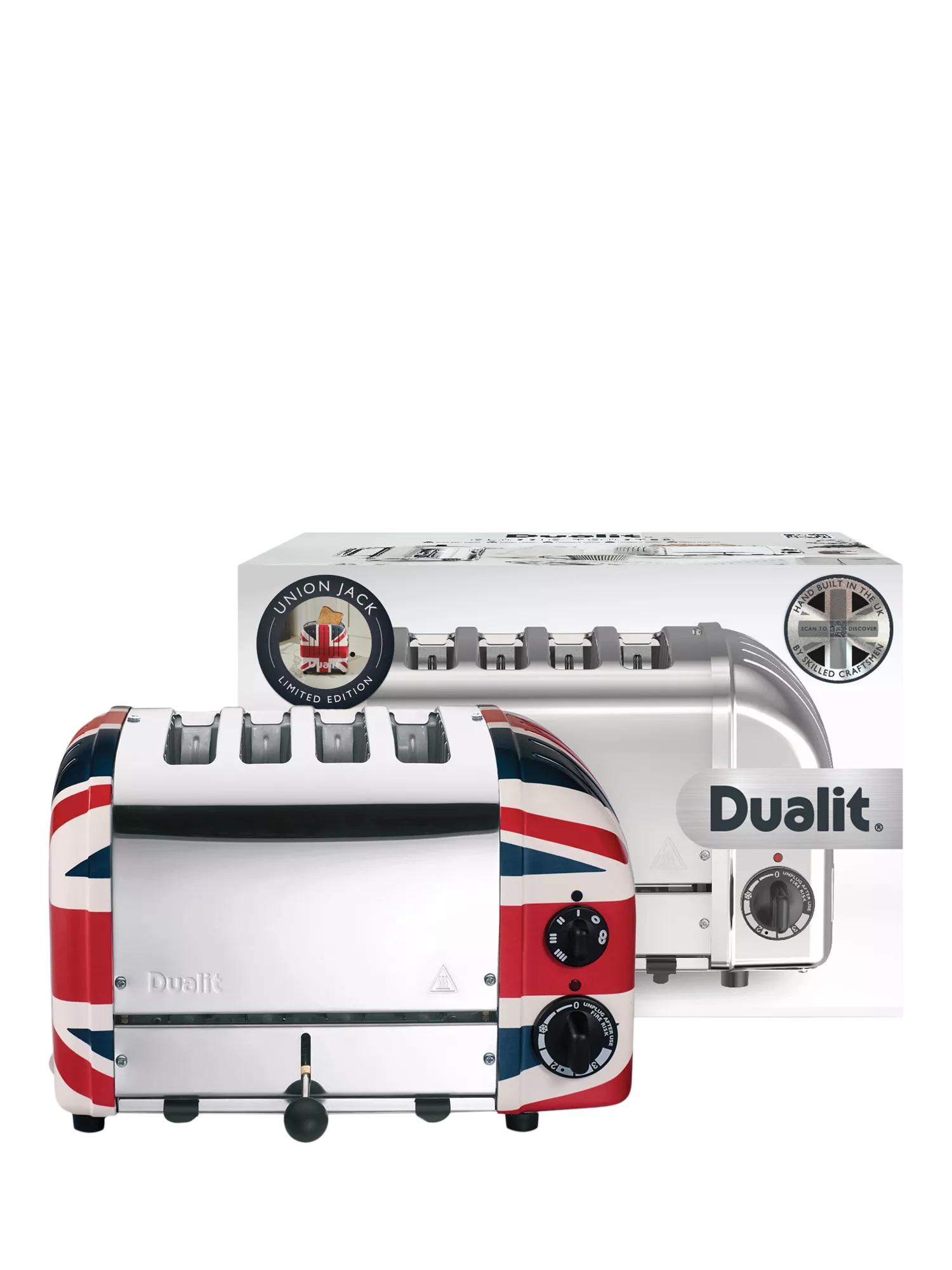 Dualit toaster Union Jack 4 slice (British brand)