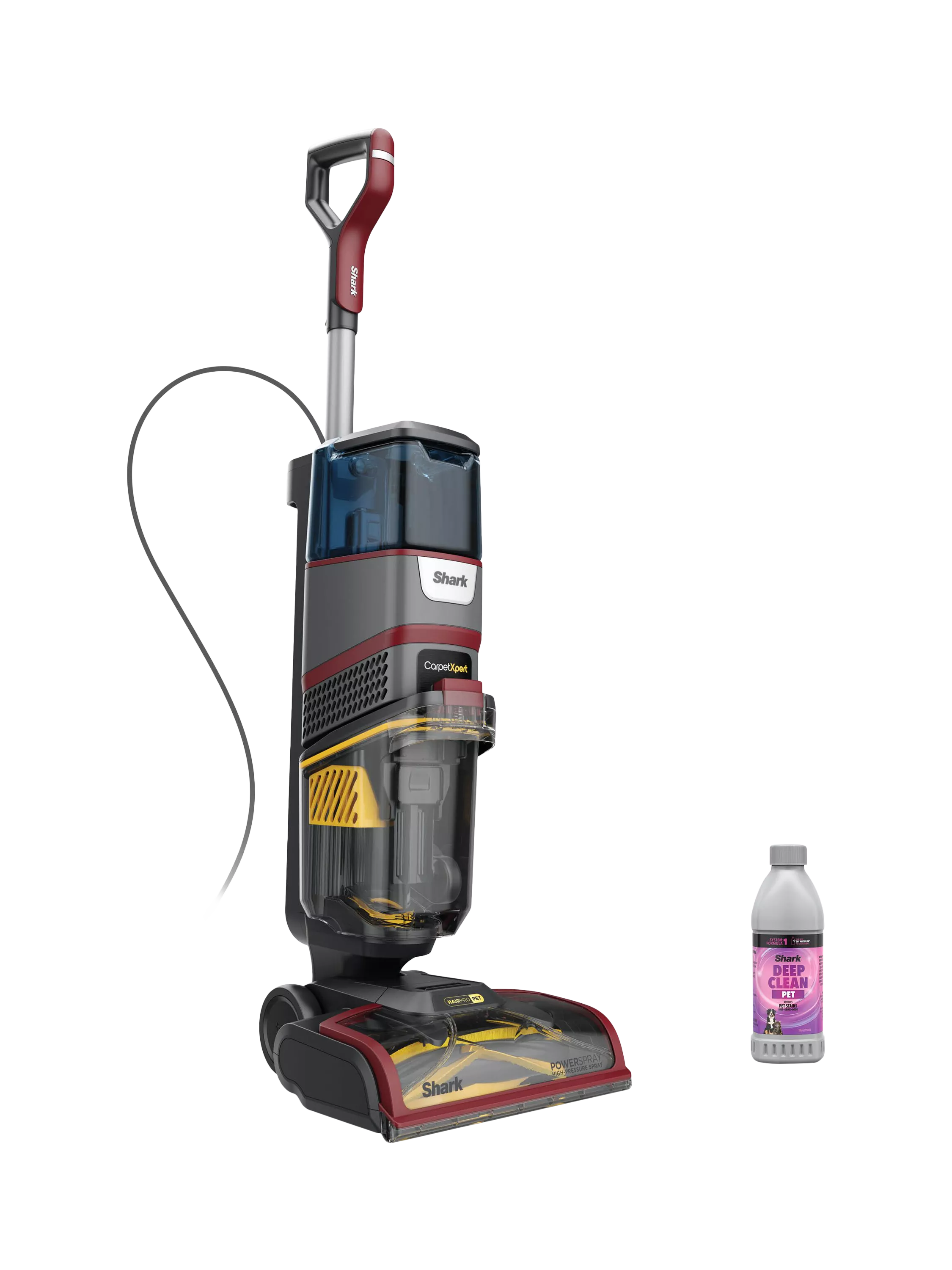 Shark EX220UK carpet cleaner model, imported from the UK