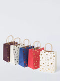 John Lewis star gift bags pack of 5 (British brand)