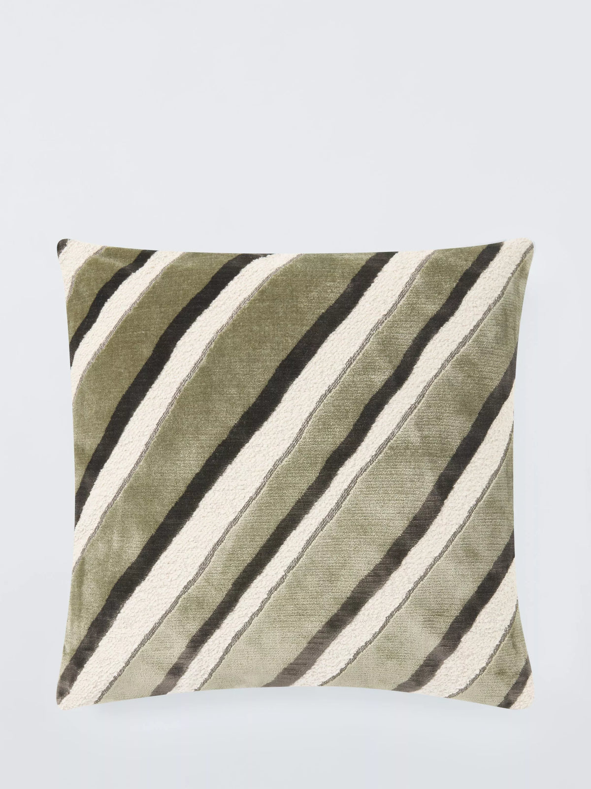 John Lewis oblique stripe cushion 50x50cm, imported from the UK