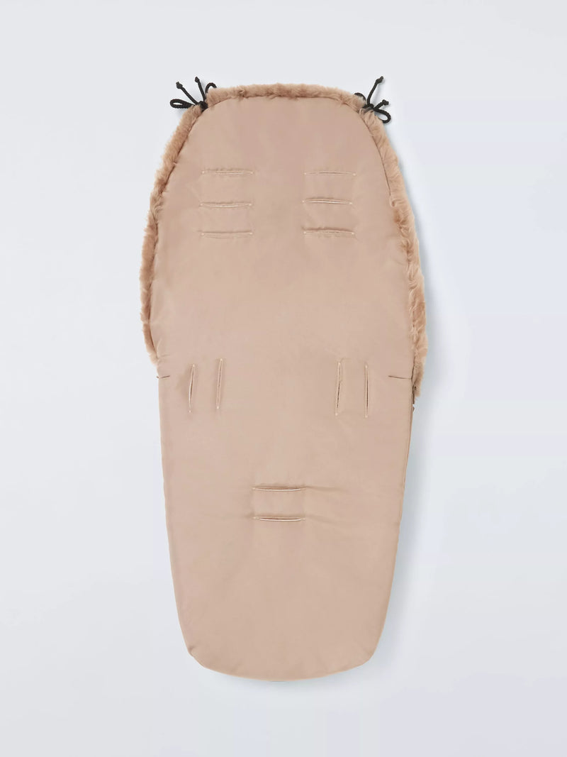 John Lewis sheepskin footmuff taupe, UK version