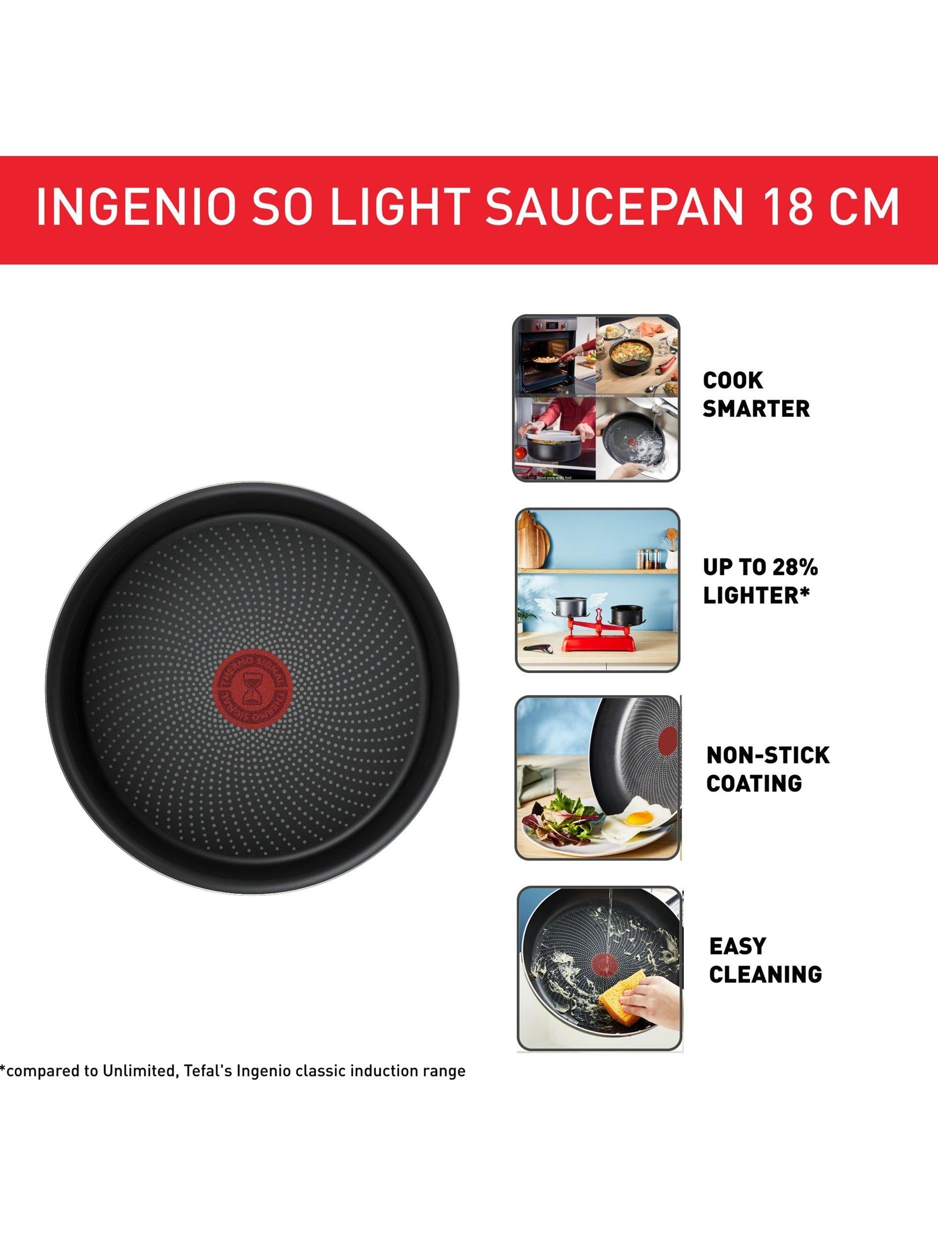 Tefal Ingenio SoLight saucepan 18cm, imported from the UK