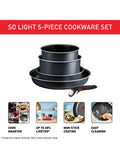 Tefal SoLight non-stick pan set 5-piece, imported from the UK