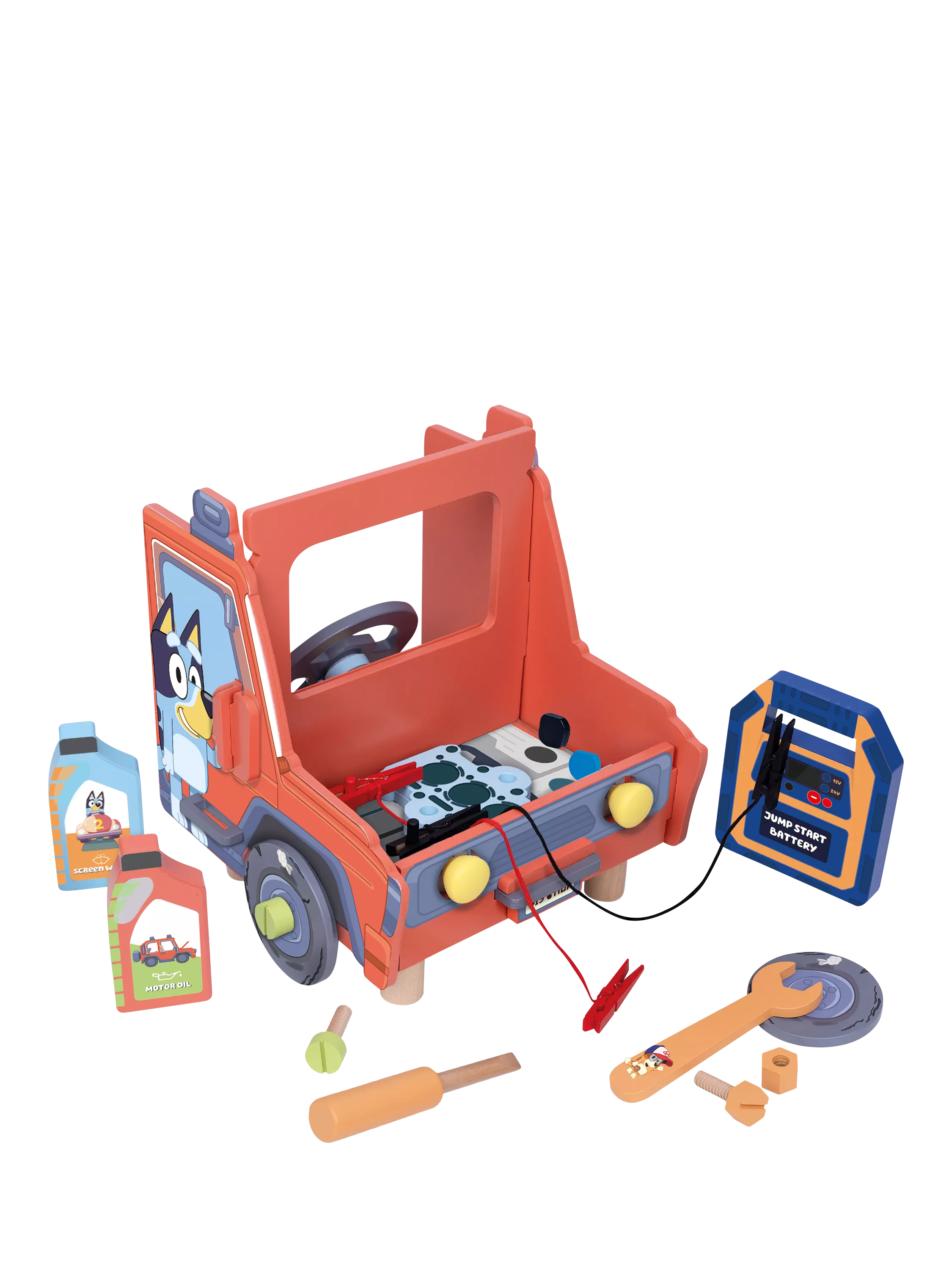 Bluey Doodad Mechanic Set wooden toy (British brand)