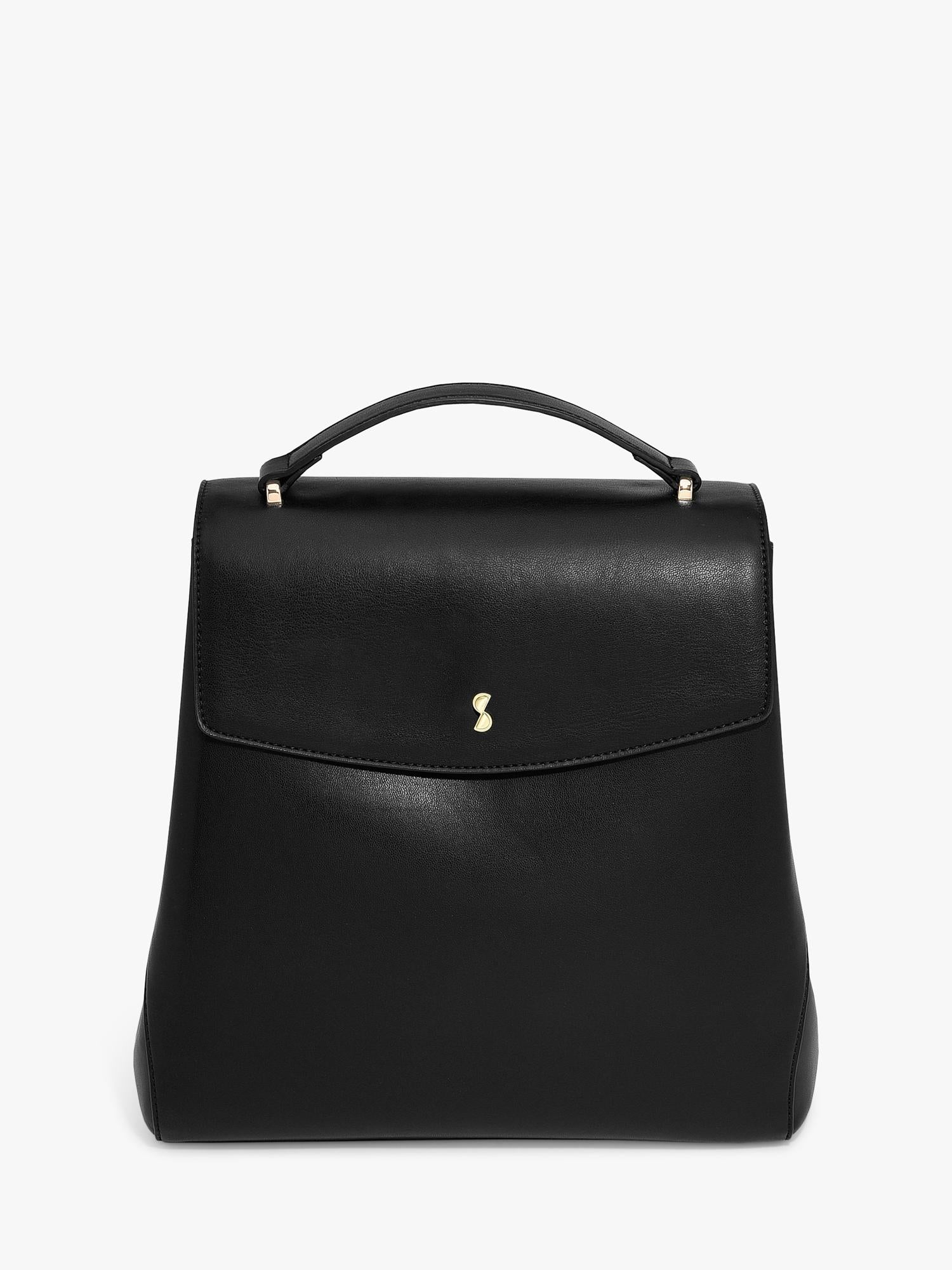 Stackers small faux leather backpack with multiple compartments (British brand)