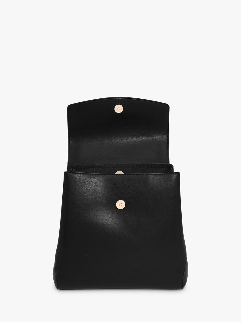 Stackers small faux leather backpack with multiple compartments (British brand)
