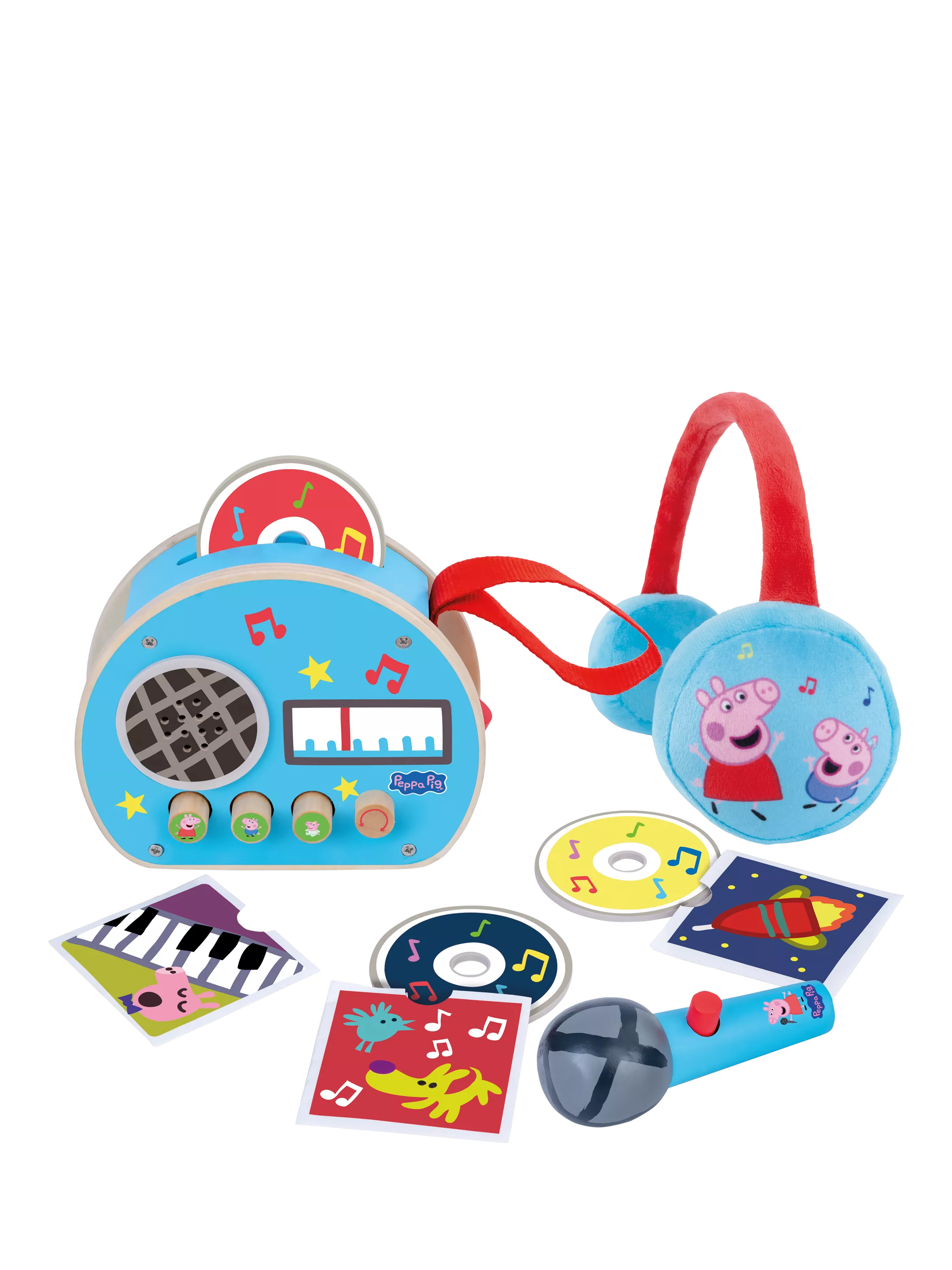 Peppa Pig Music Player with microphone and headphones - British product