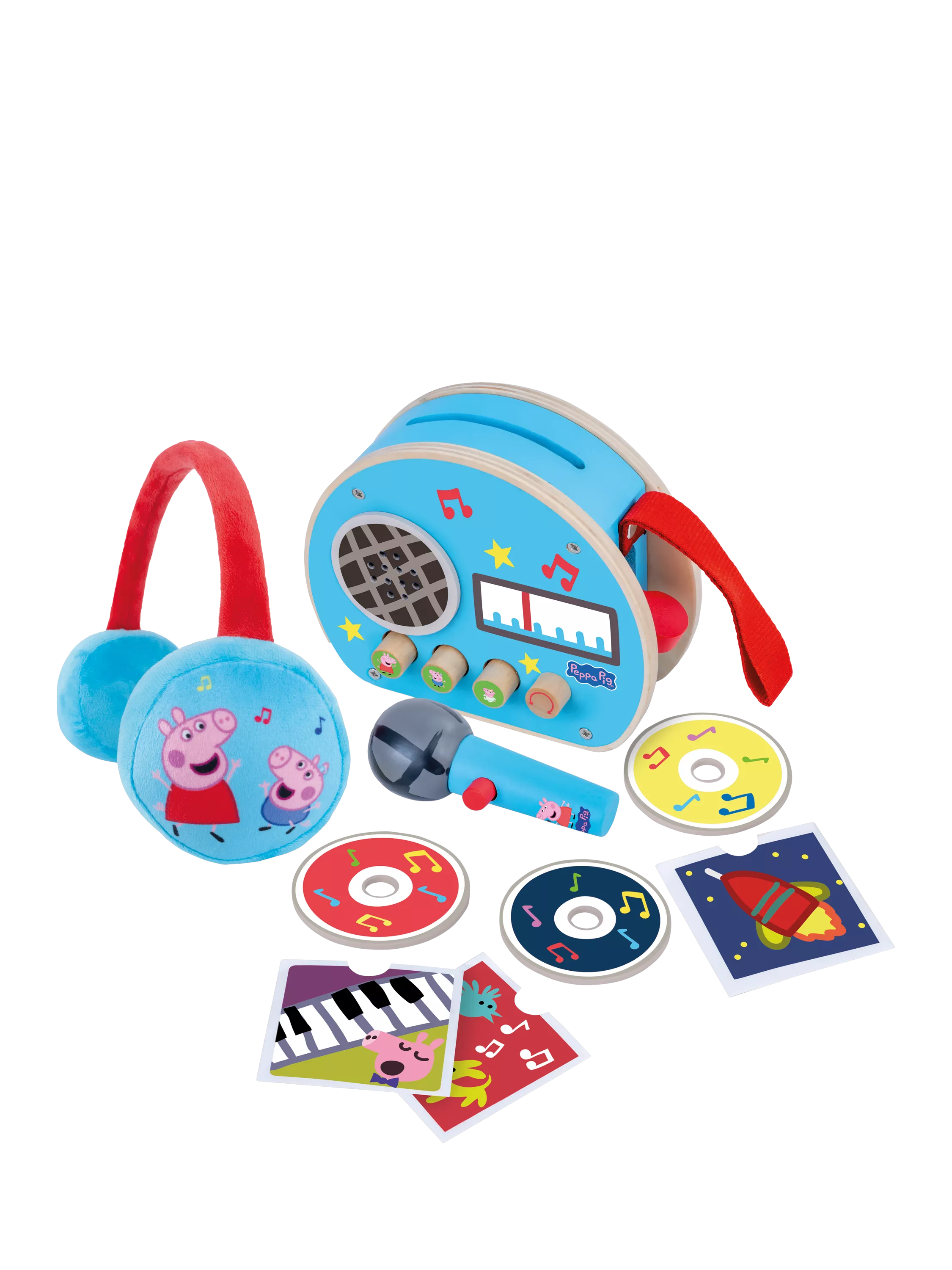 Peppa Pig Music Player with microphone and headphones - British product
