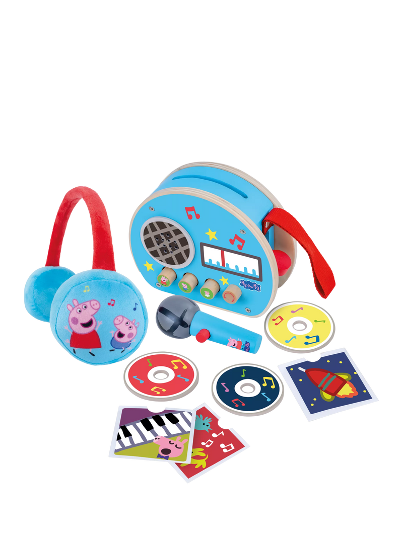 Peppa Pig Music Player with microphone and headphones - British product