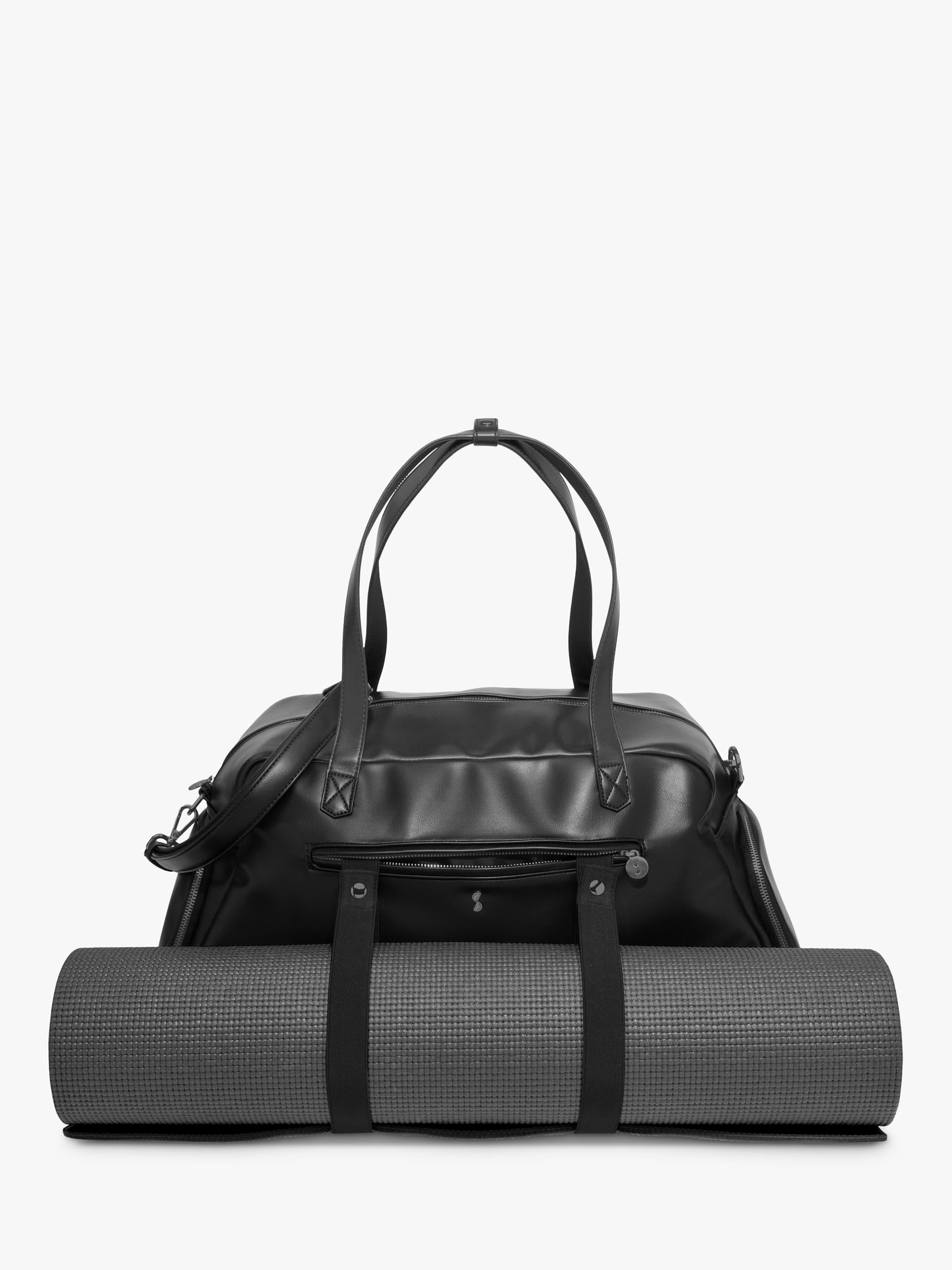 Stackers faux leather gym bag, imported from the UK
