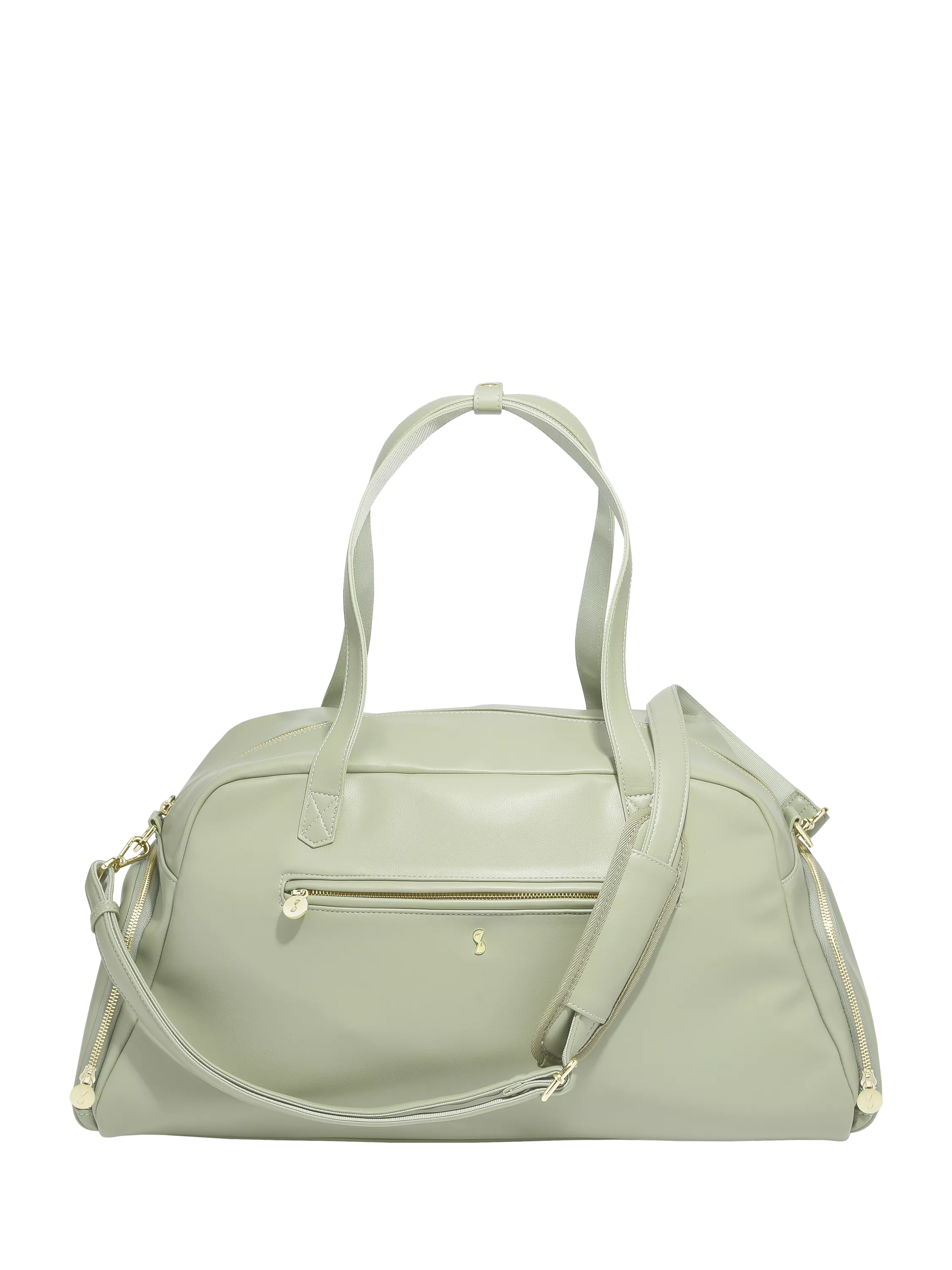 Stackers faux leather gym bag, imported from the UK