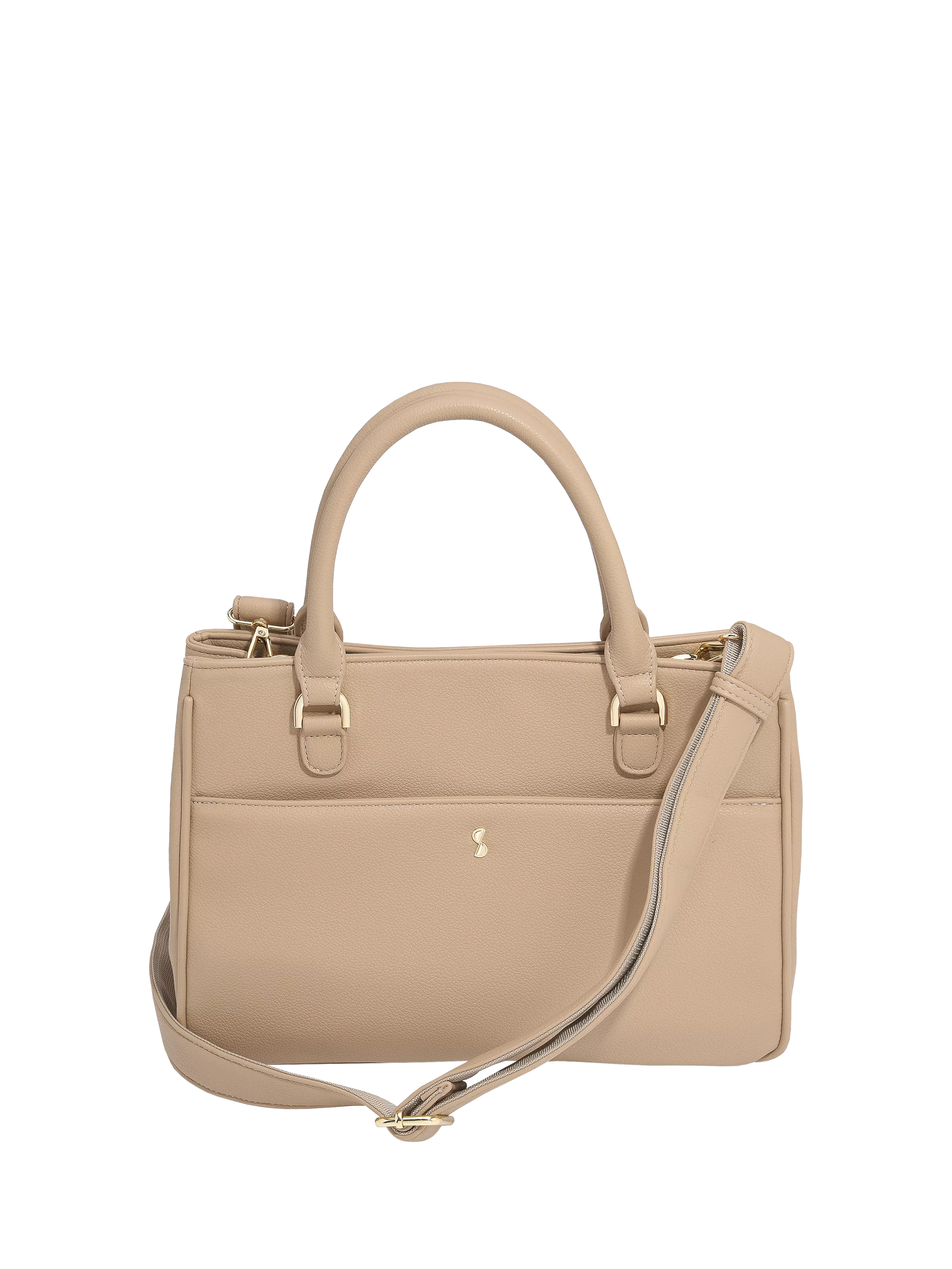 Stackers faux leather small handbag Camel - British product