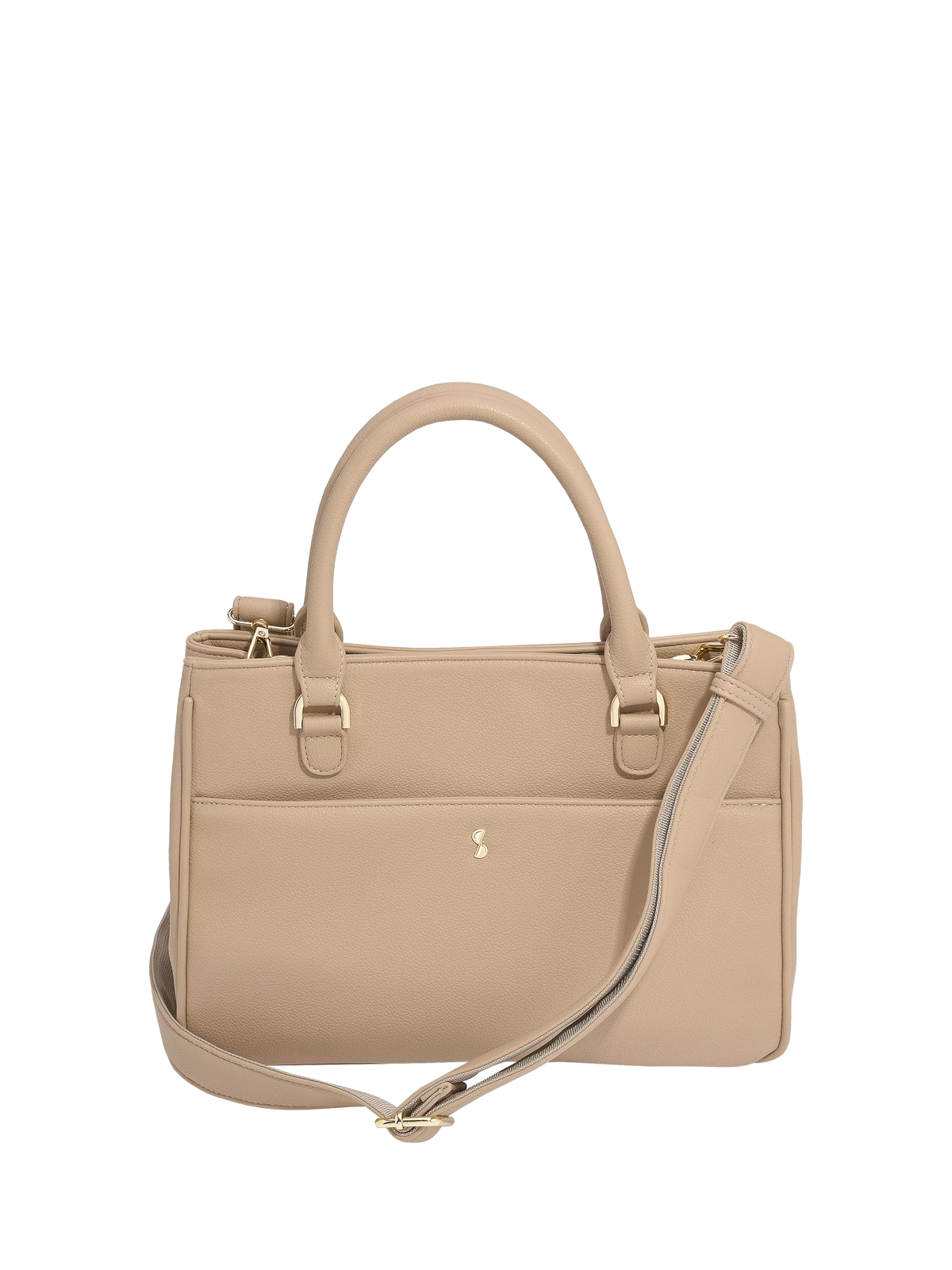 Stackers faux leather small handbag Camel - British product