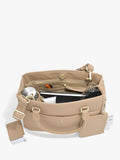 Stackers faux leather small handbag Camel - British product