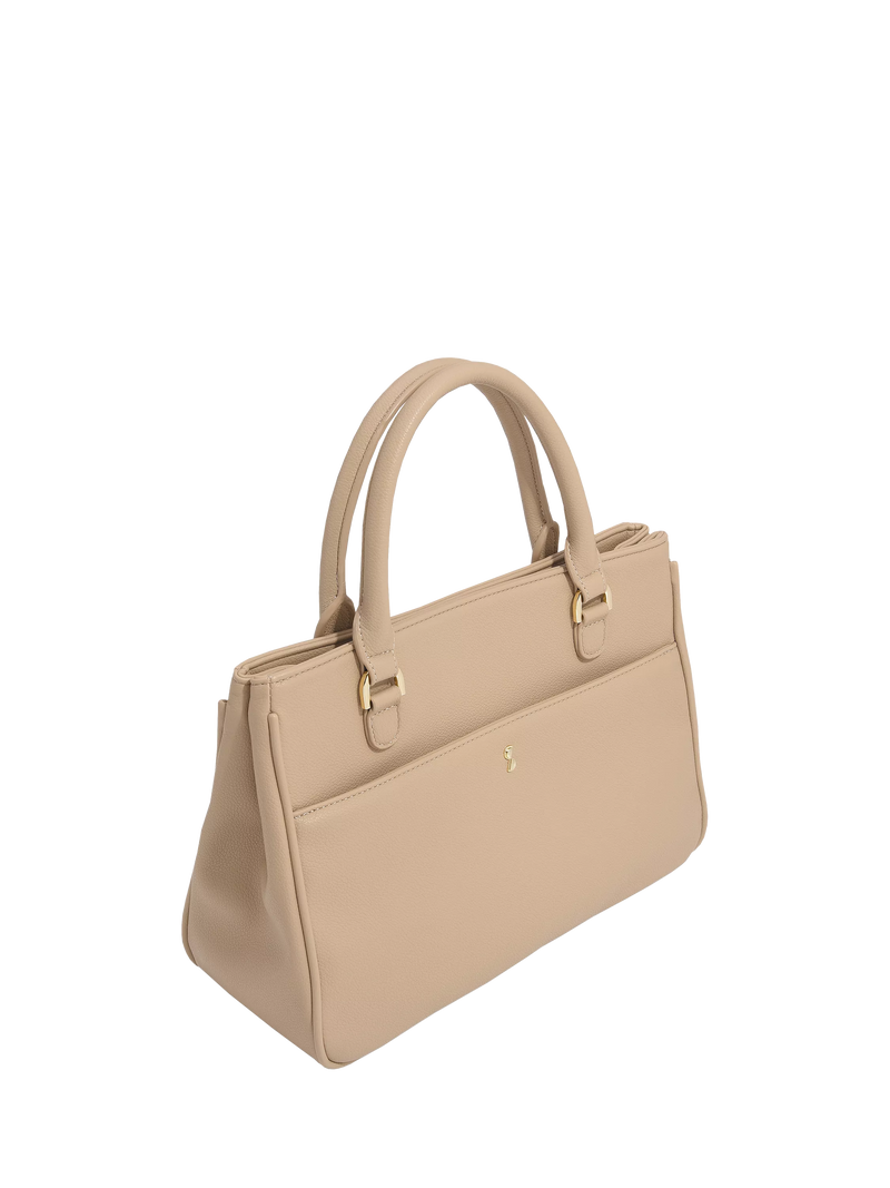 Stackers faux leather small handbag Camel - British product