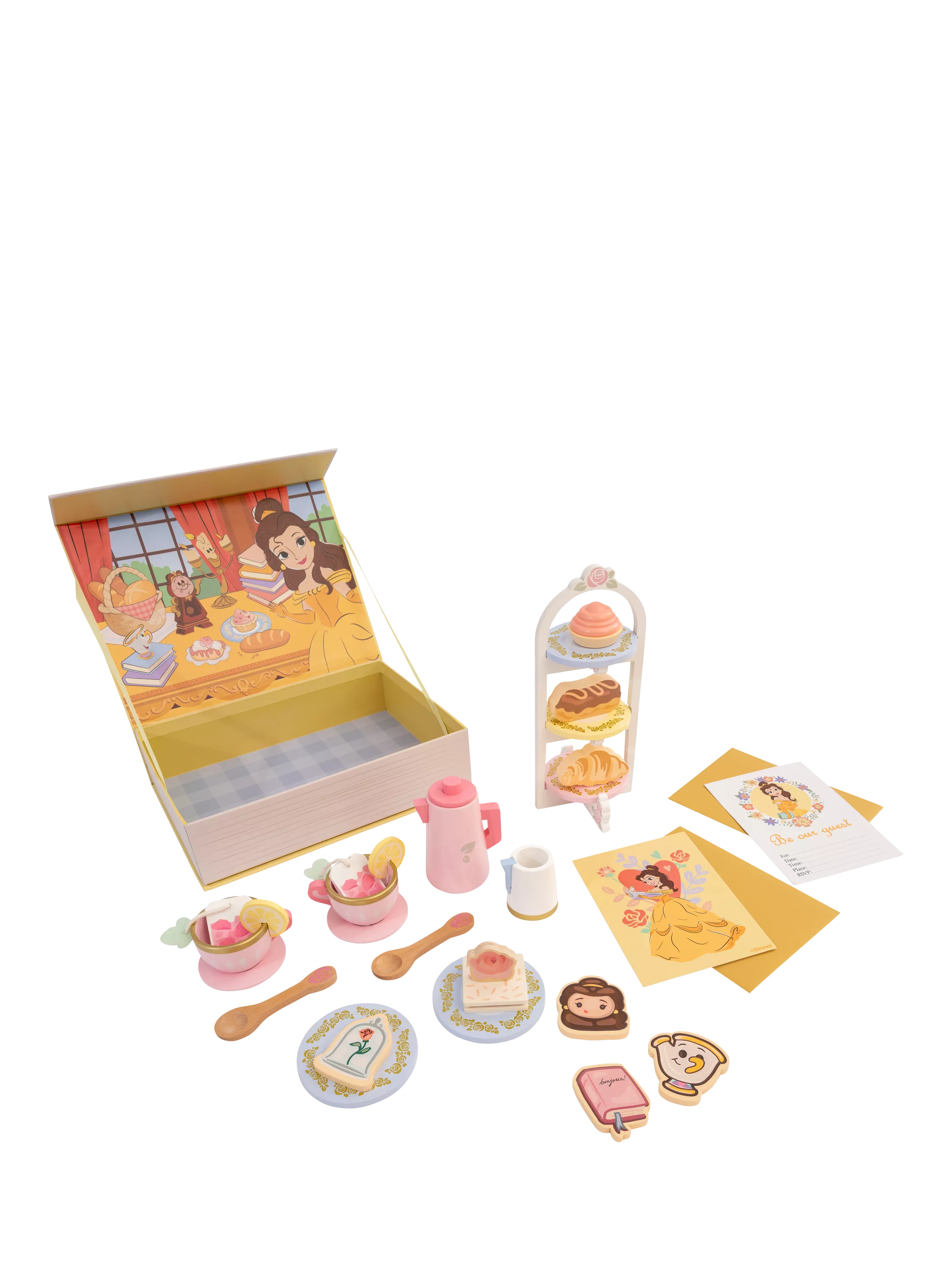 Disney Princess Belle tea set book (British brand)