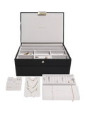 Stackers Faux Leather Classic Jewellery Box Set
